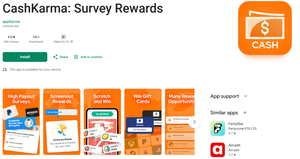 CashKarma App