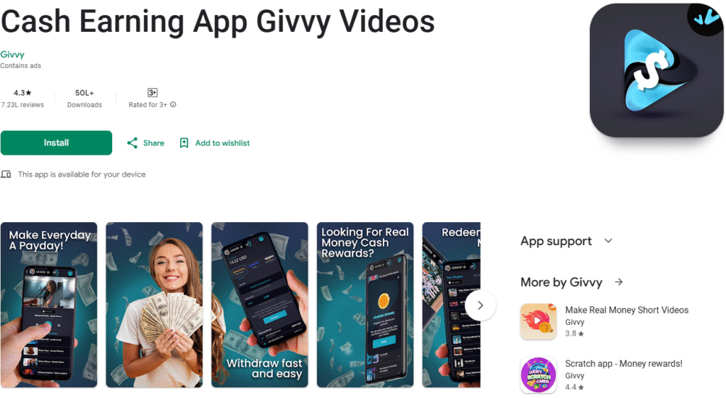 givvy videos app